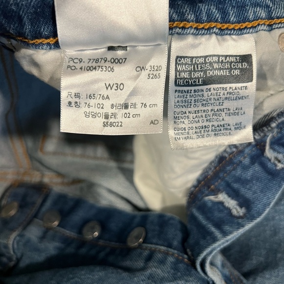 Levi’s 30 ribcage short - Picture 4 of 6